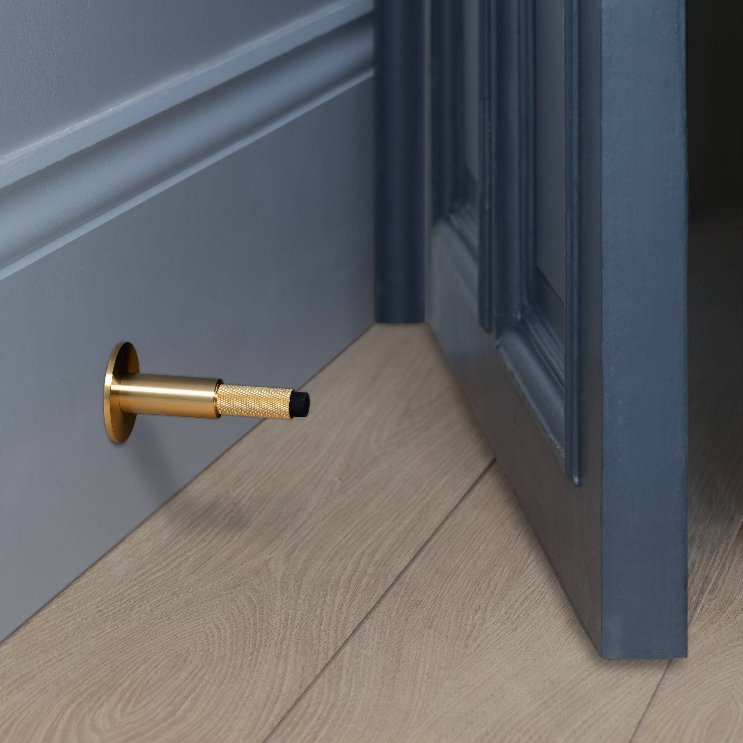 DOOR STOP / WALL / CROSS / BRASS - Image 2
