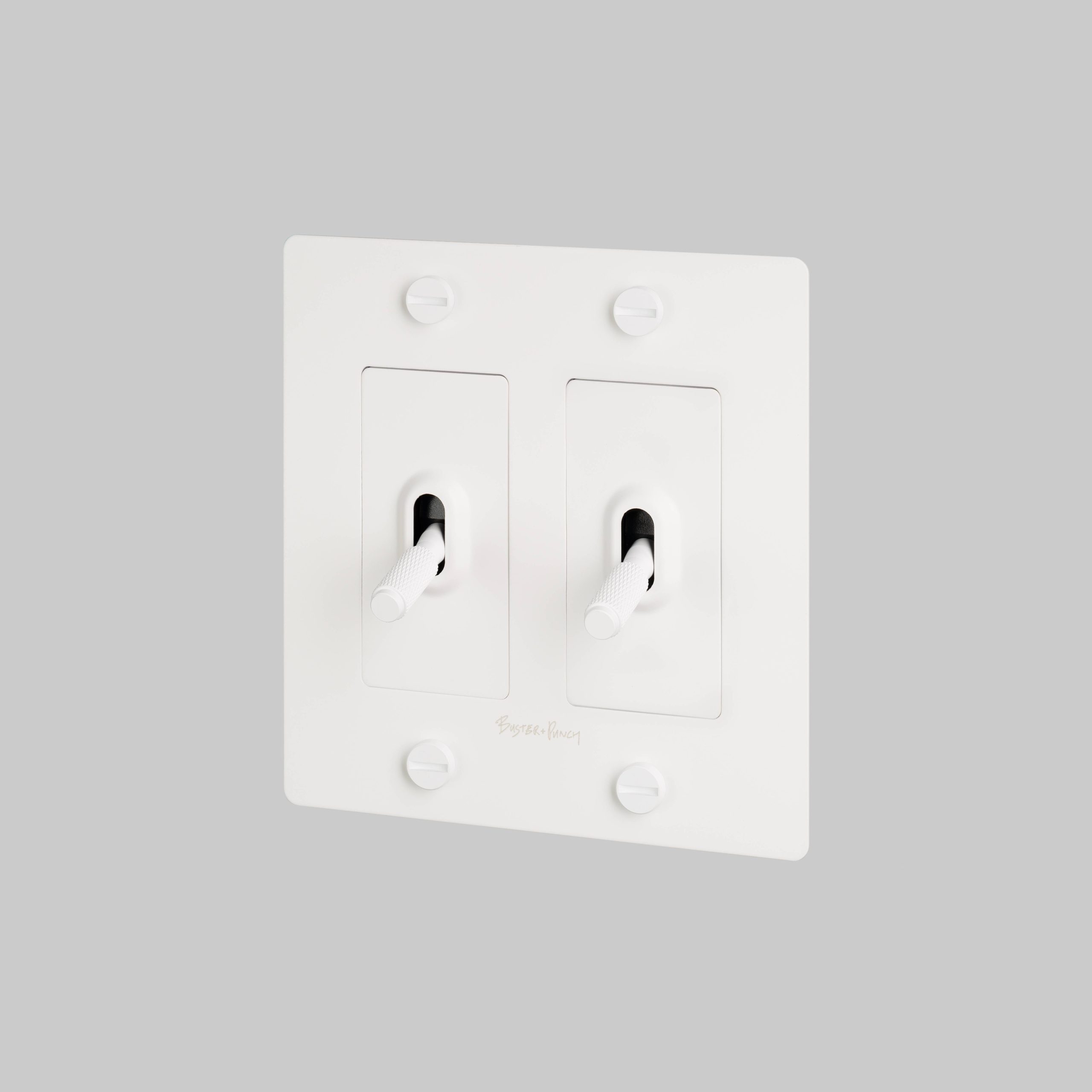 2G TOGGLE / CROSS / WITH LOGO / WHITE