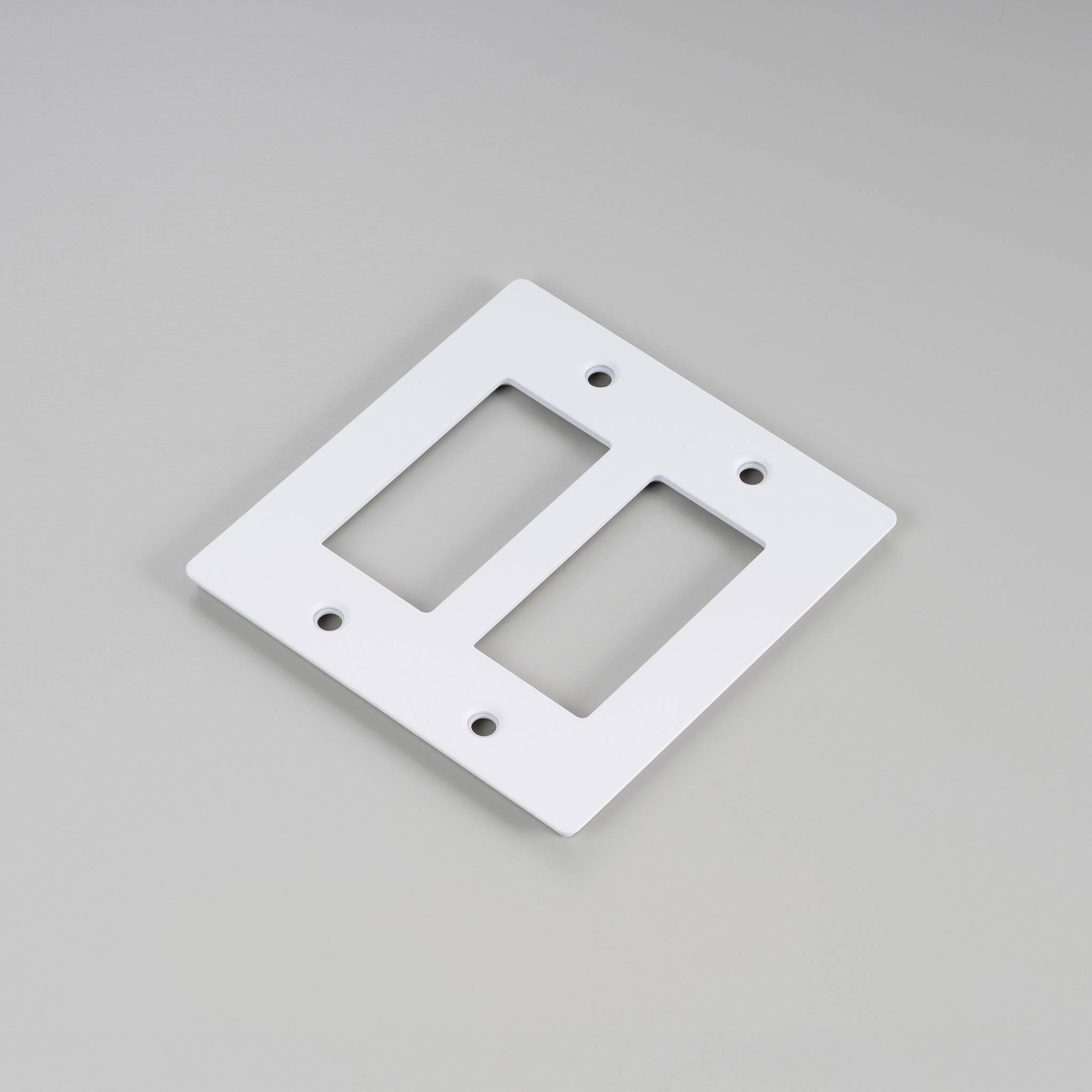 2G PLATE / WITHOUT LOGO / WHITE