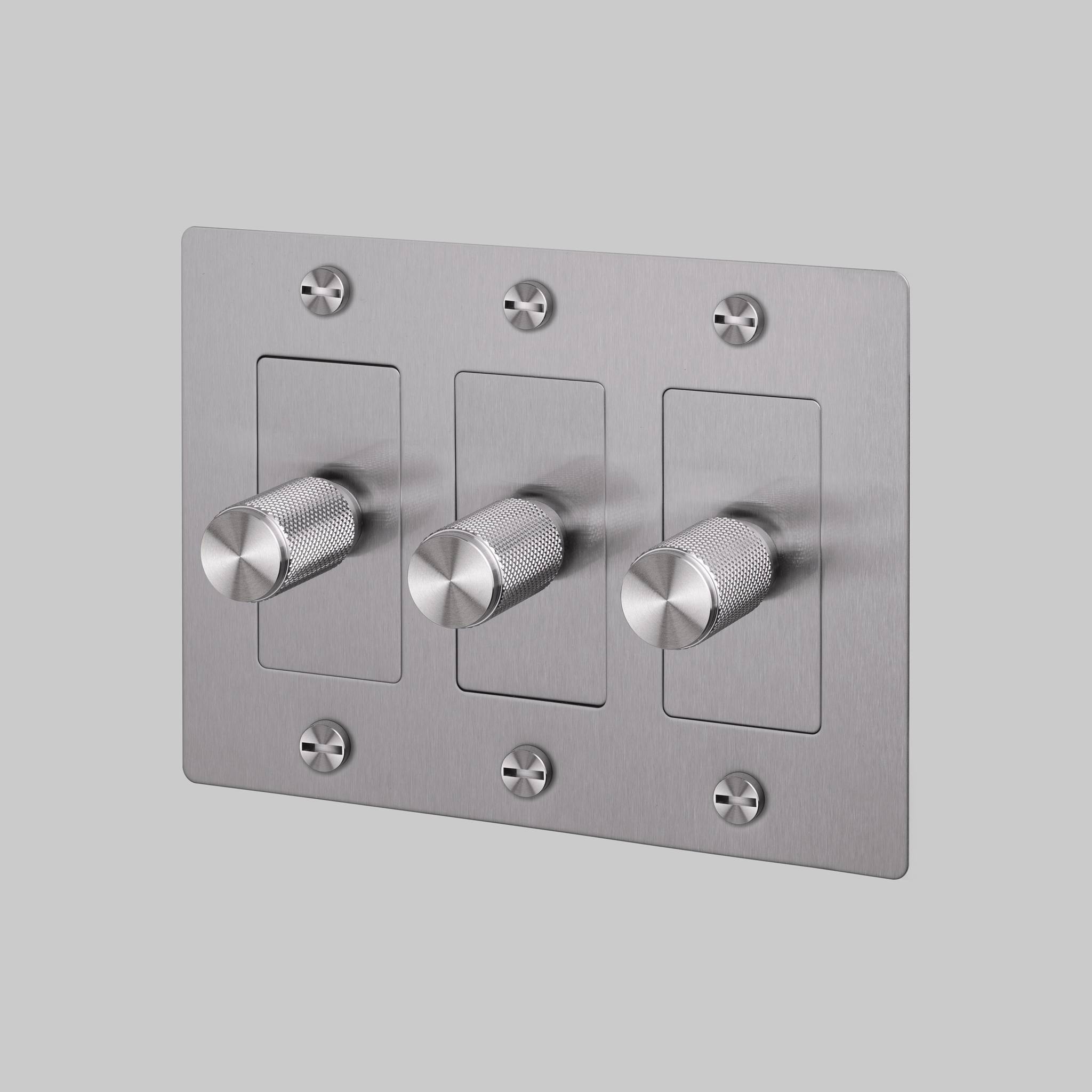 3G DIMMER / LED / CROSS / WITHOUT LOGO / STEEL
