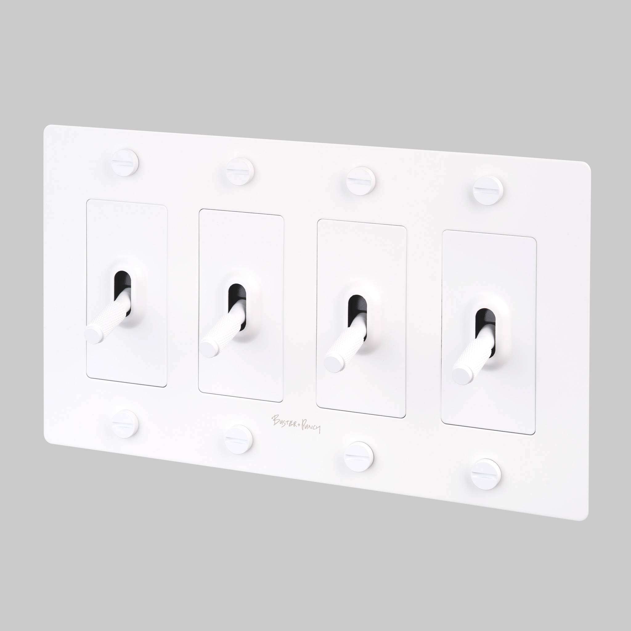 4G TOGGLE / CROSS / WITH LOGO / WHITE