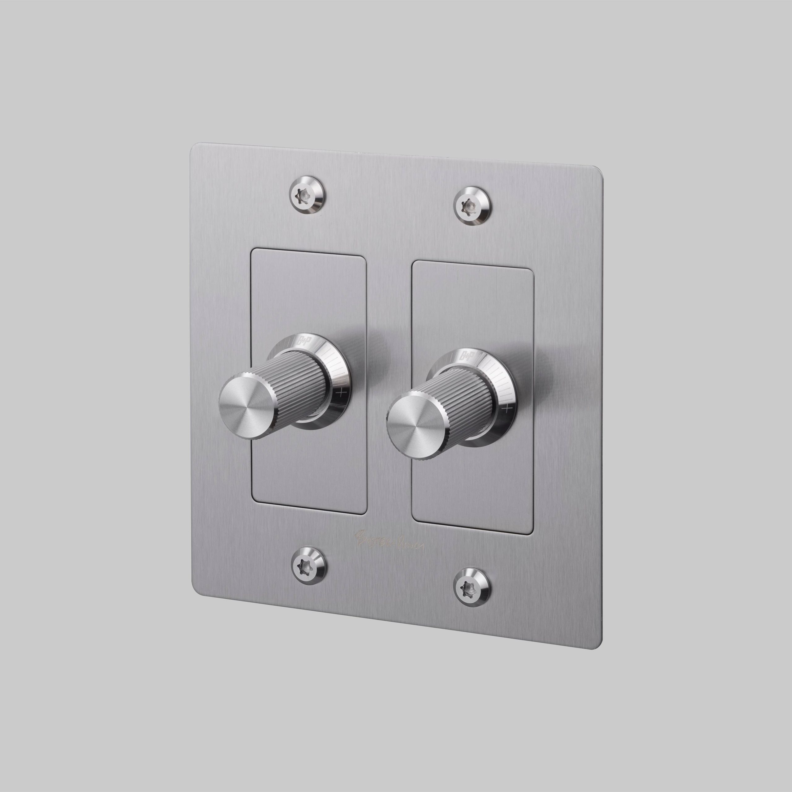 2G DIMMER / LED / LINEAR / WITH LOGO / STEEL