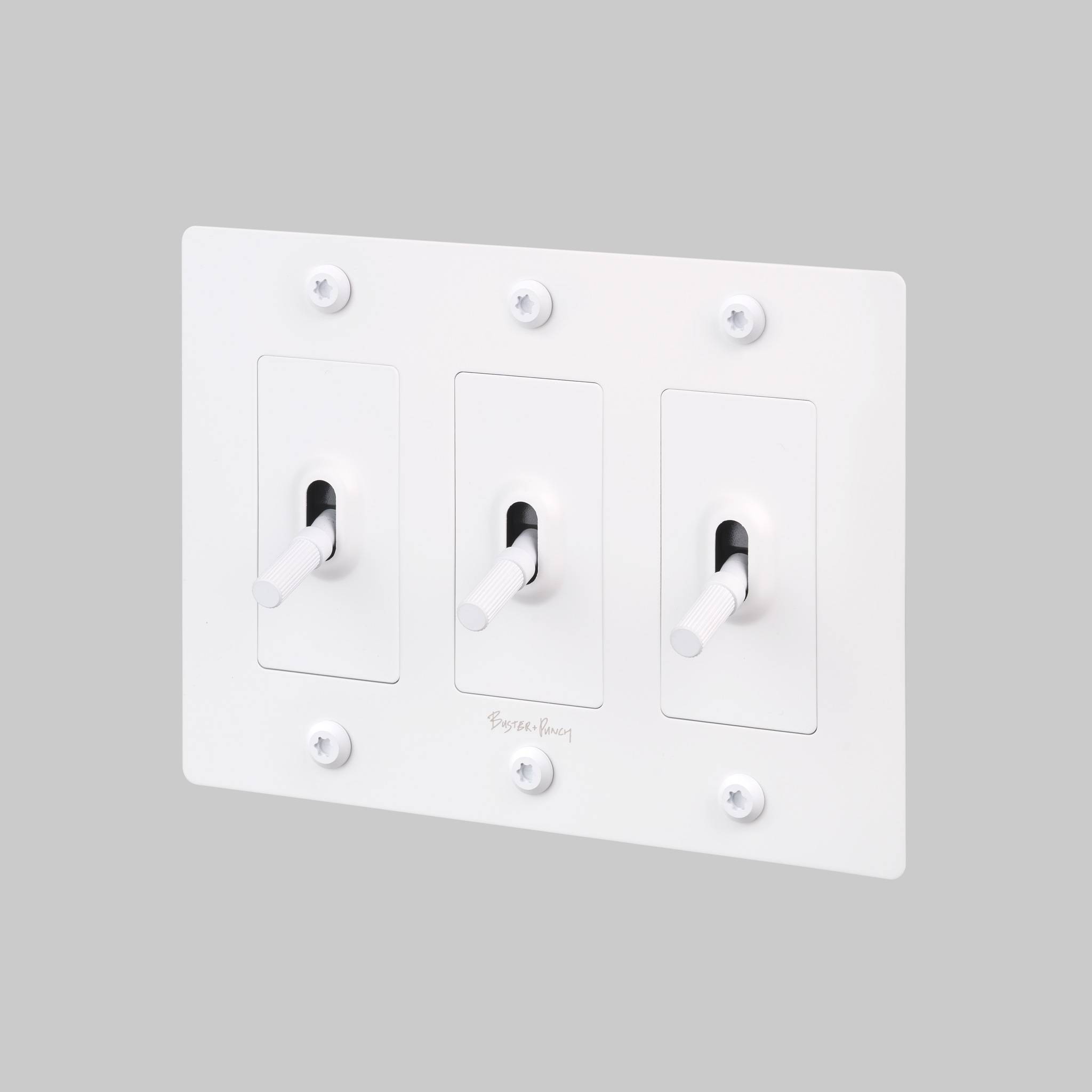 3G TOGGLE / LINEAR / WITH LOGO / WHITE
