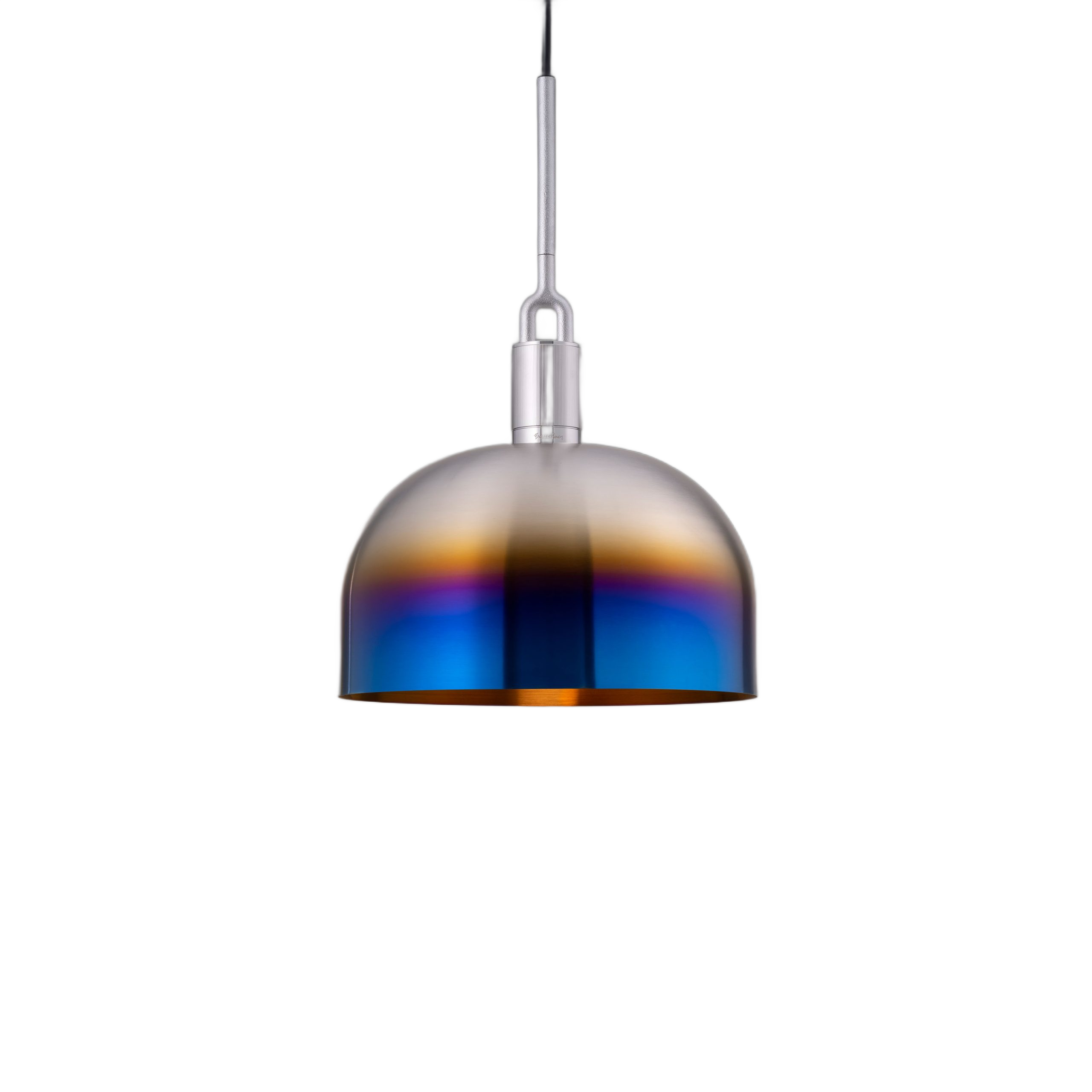 FORKED PENDANT / LINEAR / SHADE / LARGE / BURNT STEEL - Image 8