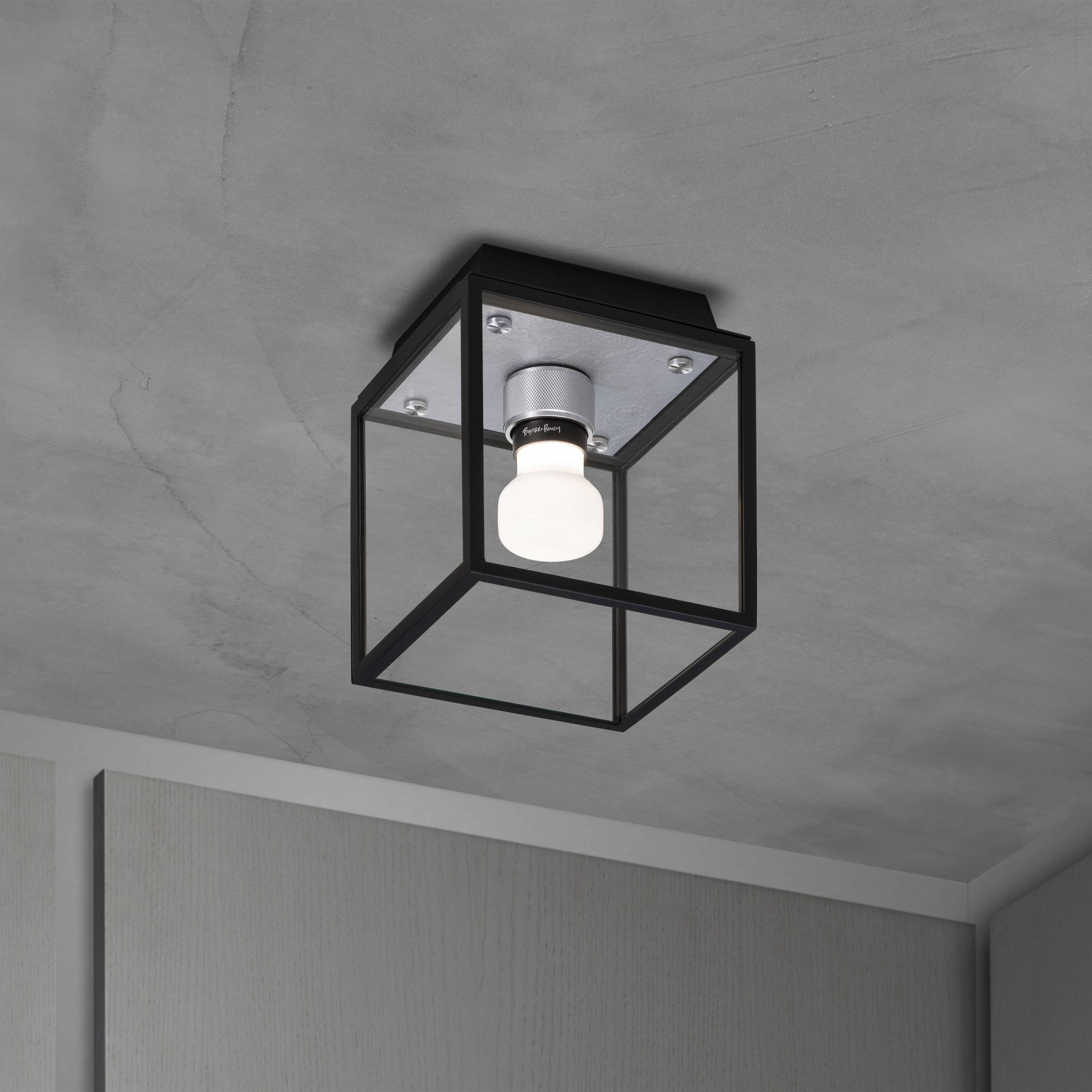 CAGED WET / CEILING / CROSS / SMALL / STEEL