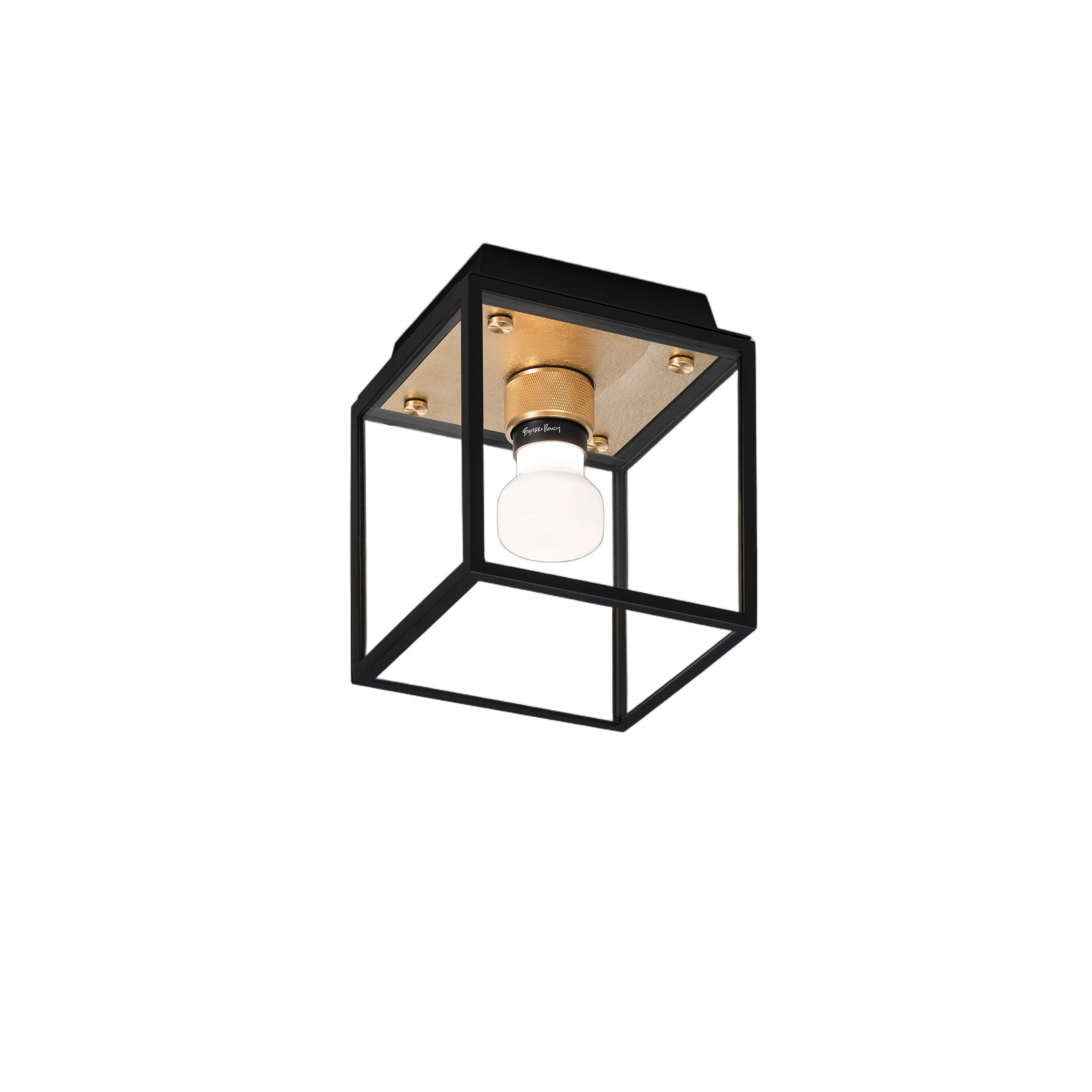 CAGED WET / CEILING / CROSS / SMALL / BRASS - Image 5