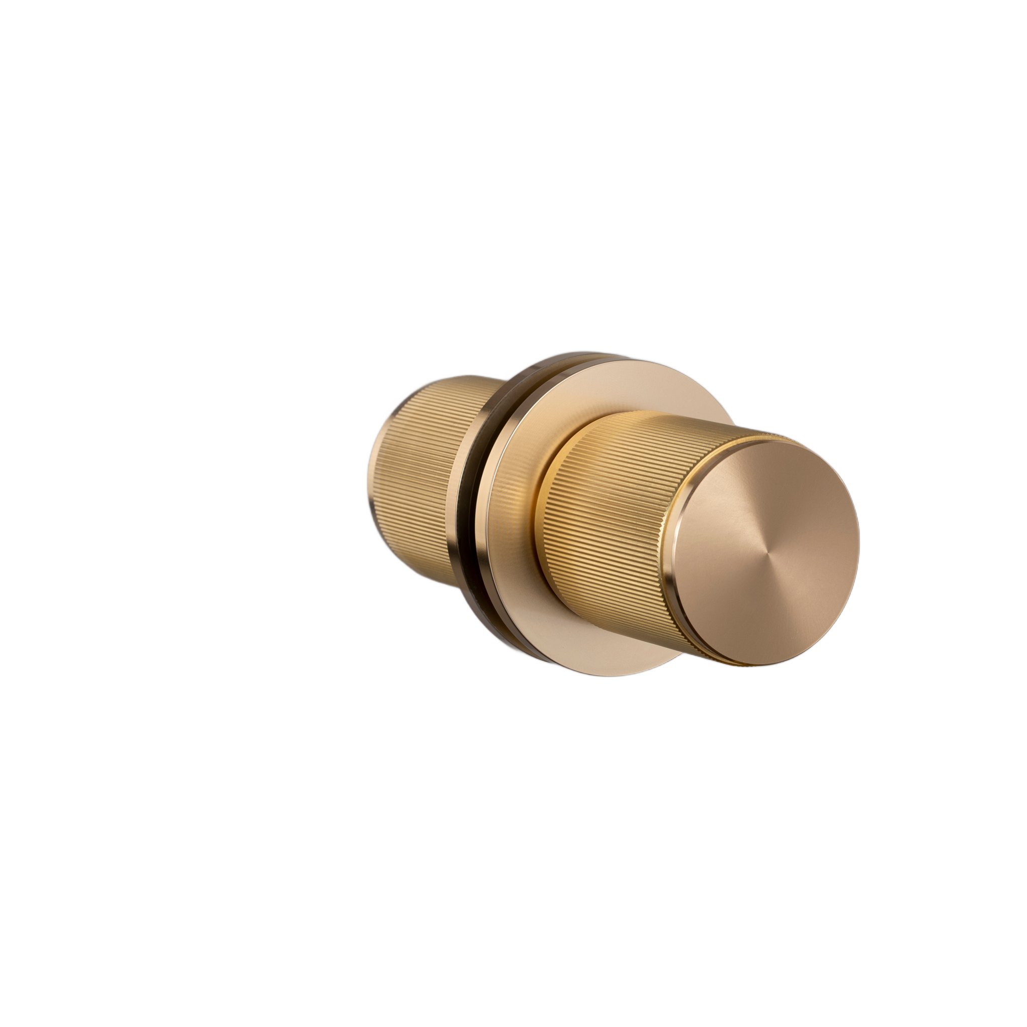 DOOR KNOB / FIXED / DOUBLE-SIDED / LINEAR / BRASS - Image 4