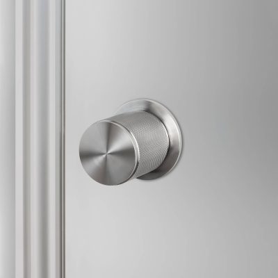 DOOR KNOB SET / PASSAGE / CROSS / STEEL