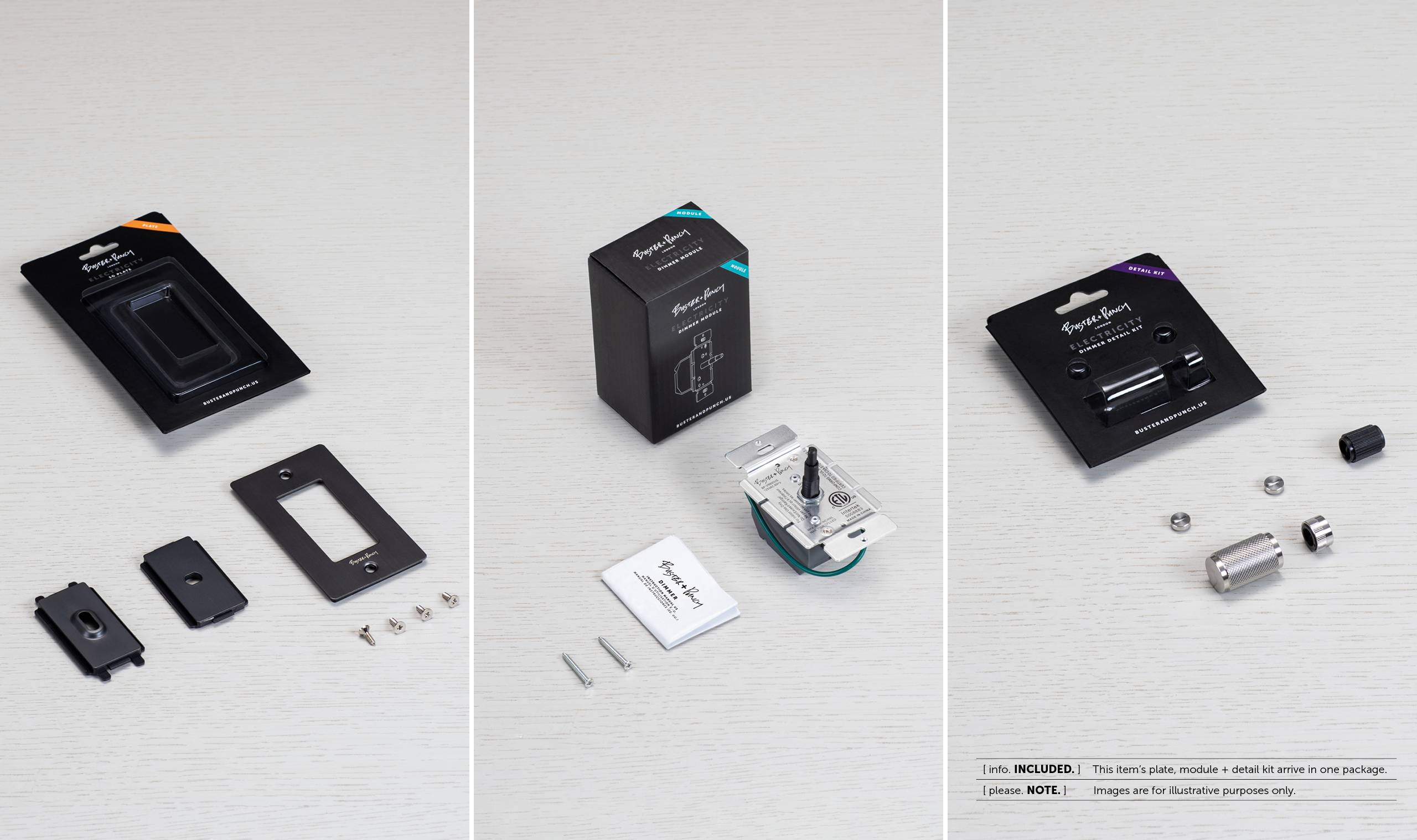 1G DIMMER / LED / CROSS / WITHOUT LOGO / SMOKED BRONZE - Image 3