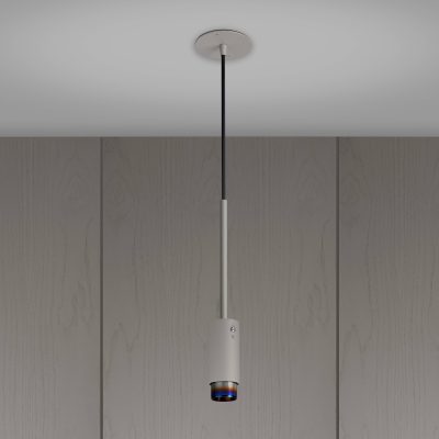 EXHAUST PENDANT / LINEAR  / STONE / BURNT STEEL