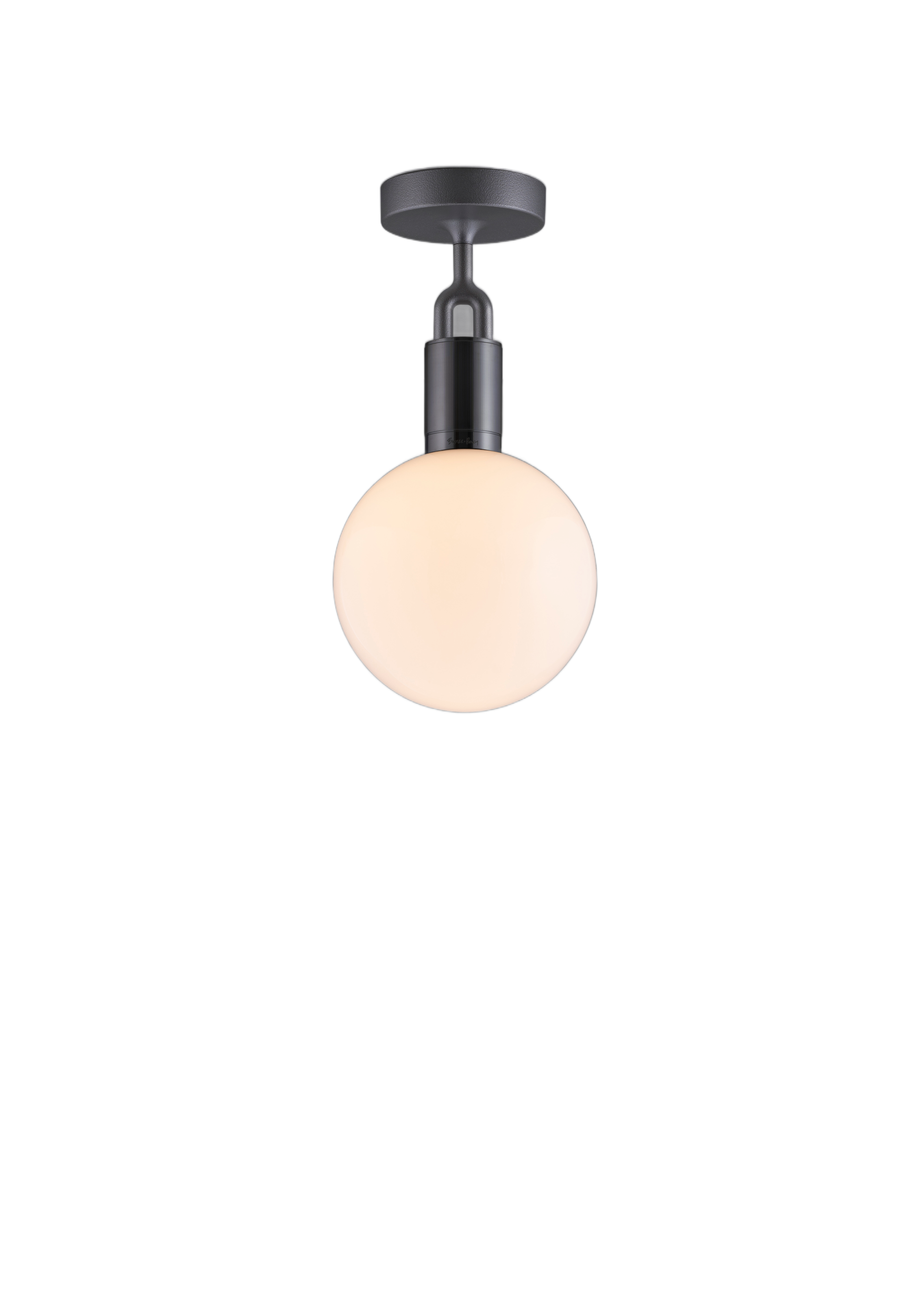 FORKED CEILING / LINEAR / GLOBE / OPAL / MEDIUM / GUN METAL - Image 4