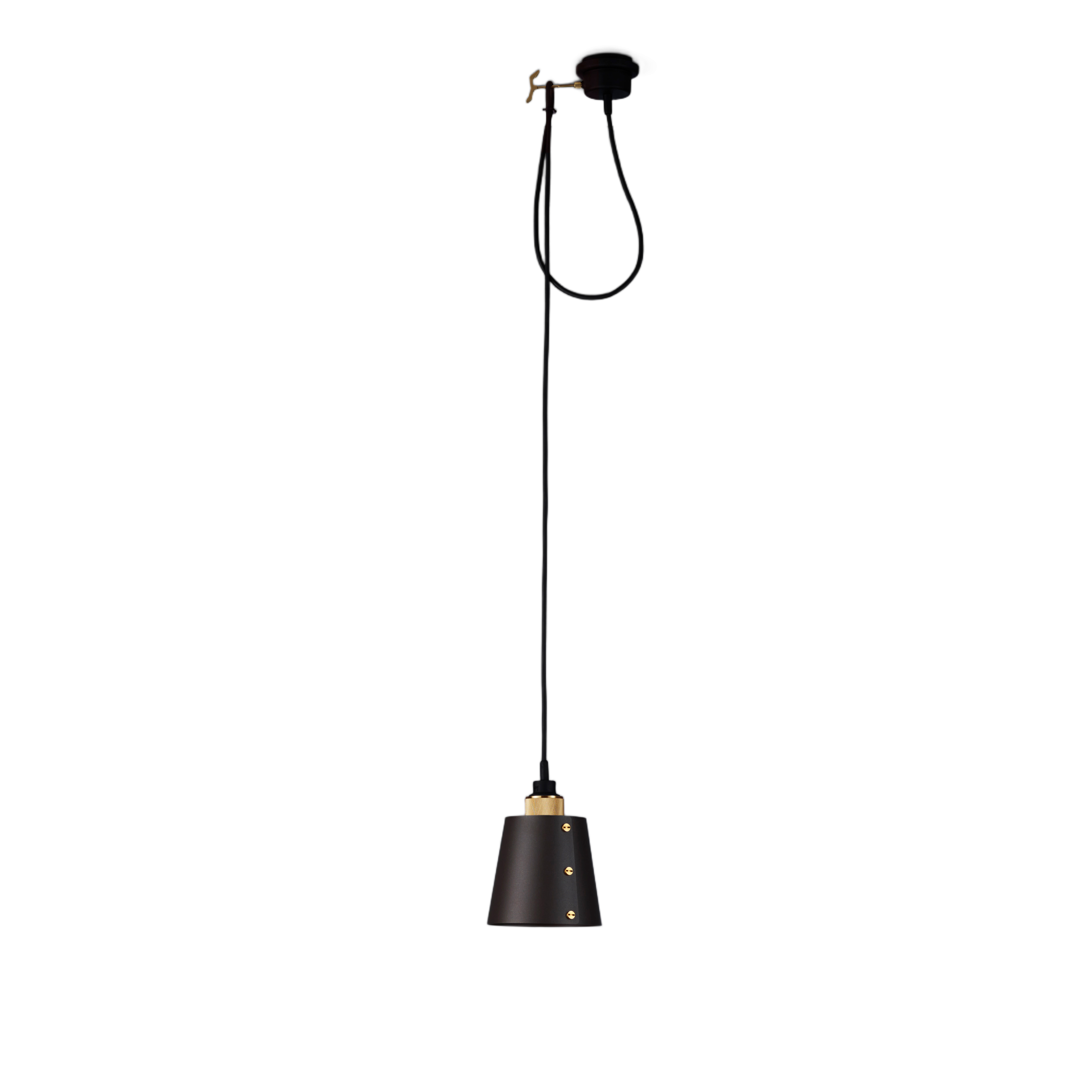 HOOKED 1.0 / SMALL / CROSS / GRAPHITE / BRASS - Image 4