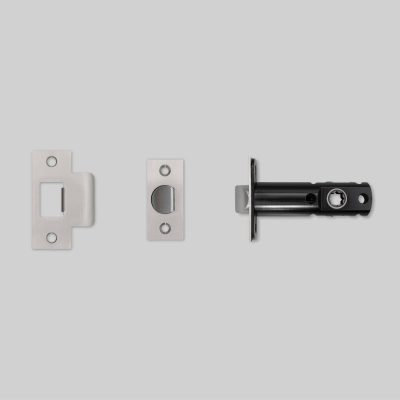 TUBULAR LATCH / DOOR HANDLE / PRIVACY / STEEL - 2-3/4"