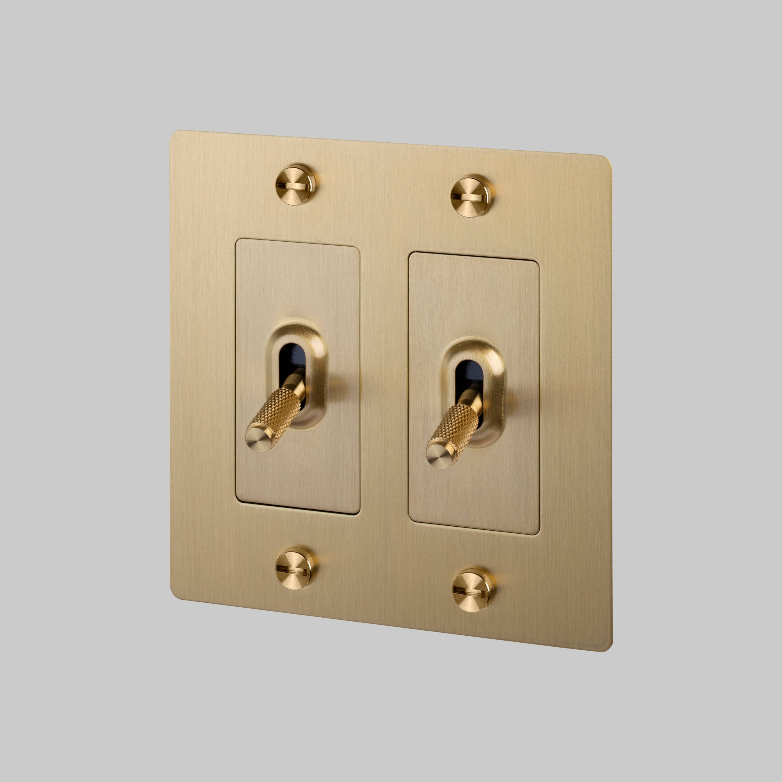 2G TOGGLE / CROSS / WITHOUT LOGO / BRASS