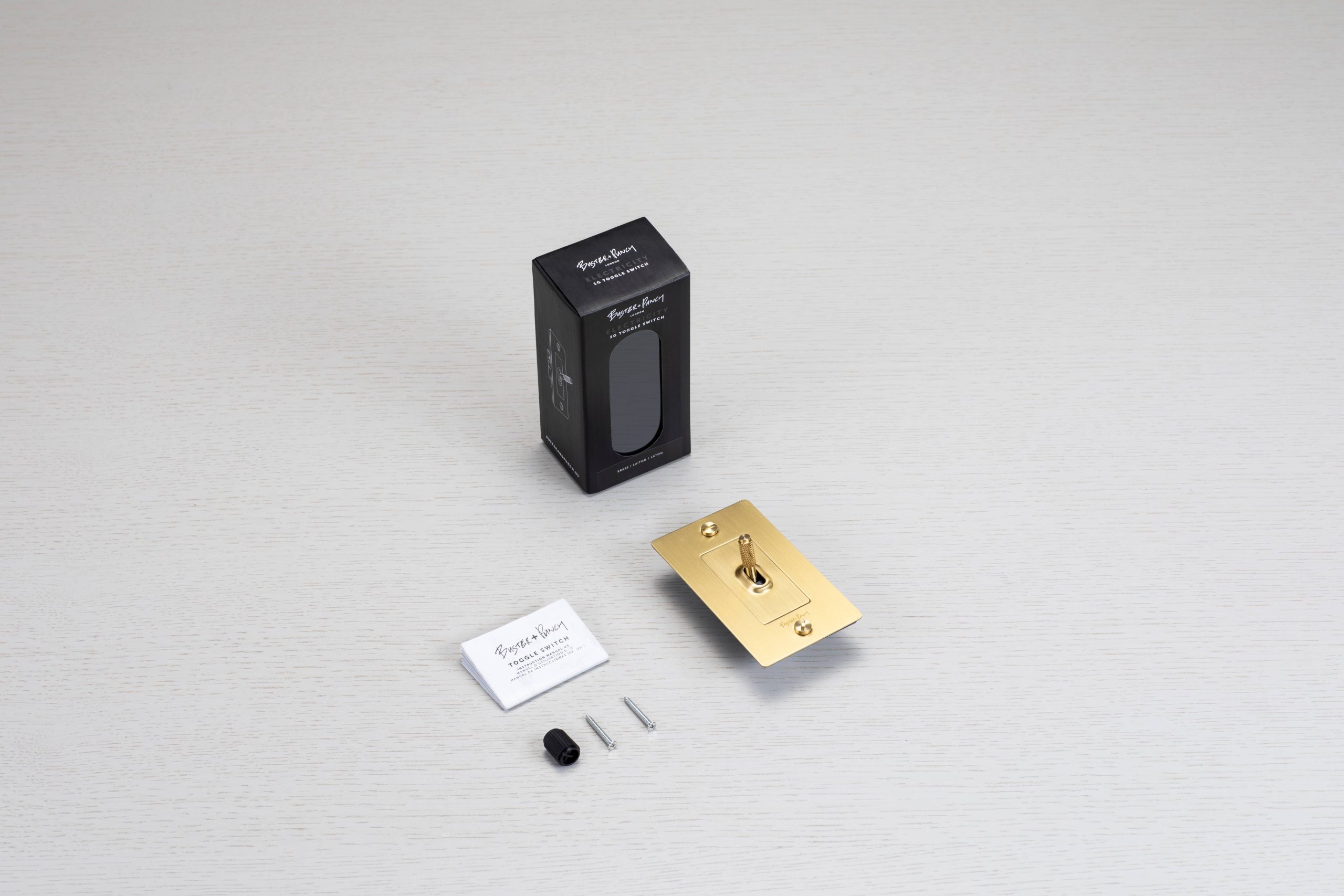 1G TOGGLE / CROSS / WITH LOGO / BRASS - Image 4