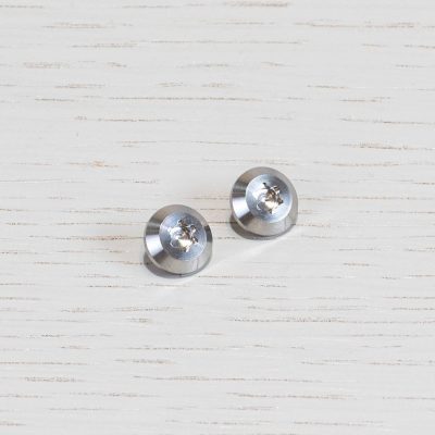 TORX CAP / FURNITURE KNOB PLATE / LINEAR / STEEL