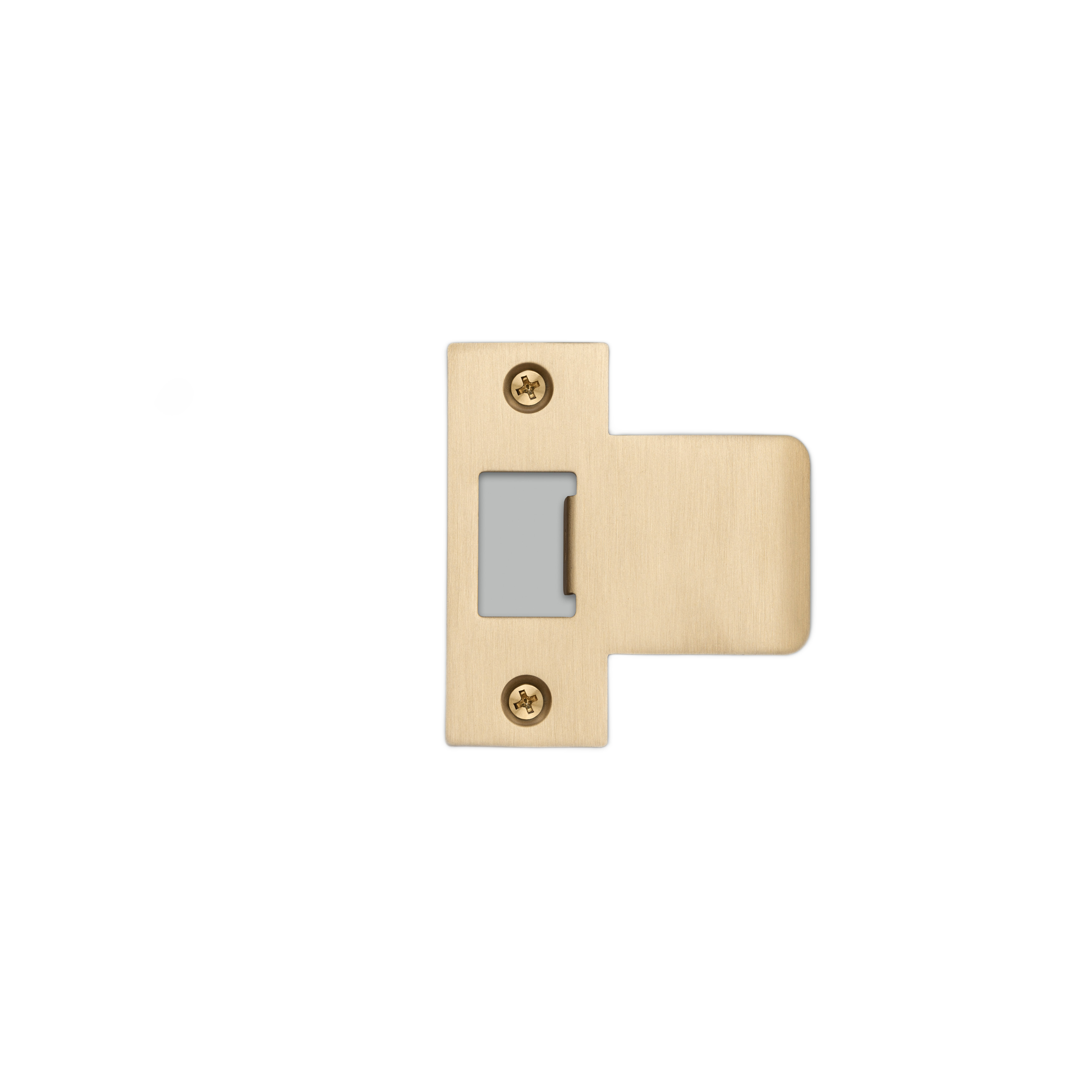 STRIKE PLATE KIT / T SHAPED / 75MM DOOR / BRASS - Image 4