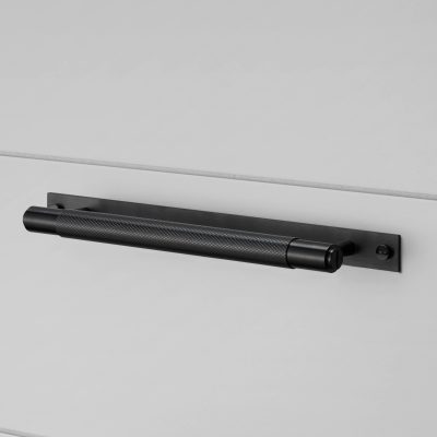 PULL BAR / PLATE / CROSS / LARGE / BLACK