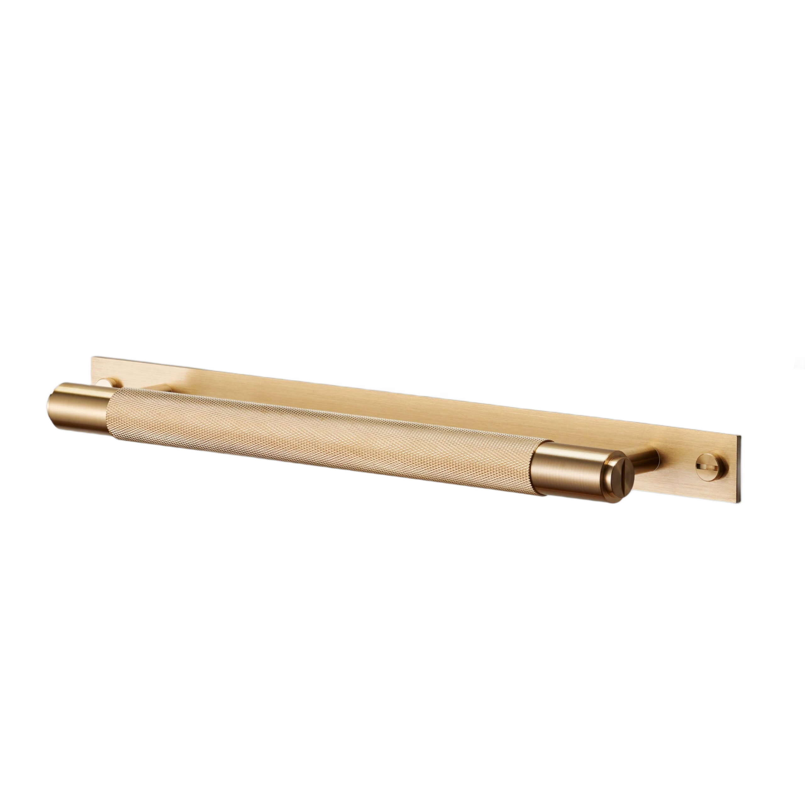 PULL BAR / PLATE / CROSS / LARGE / BRASS - Image 8