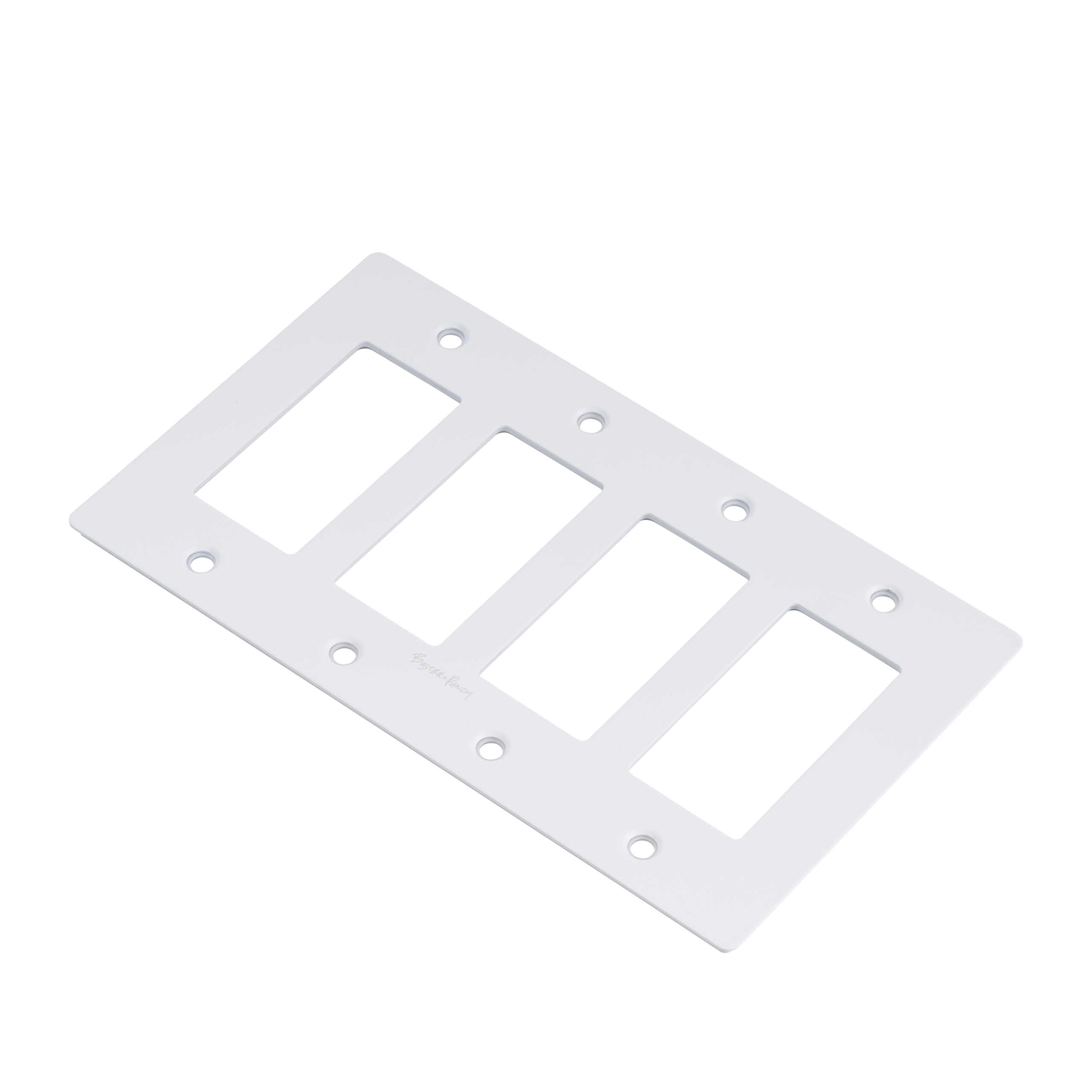 4G PLATE / WITH LOGO / WHITE - Image 4