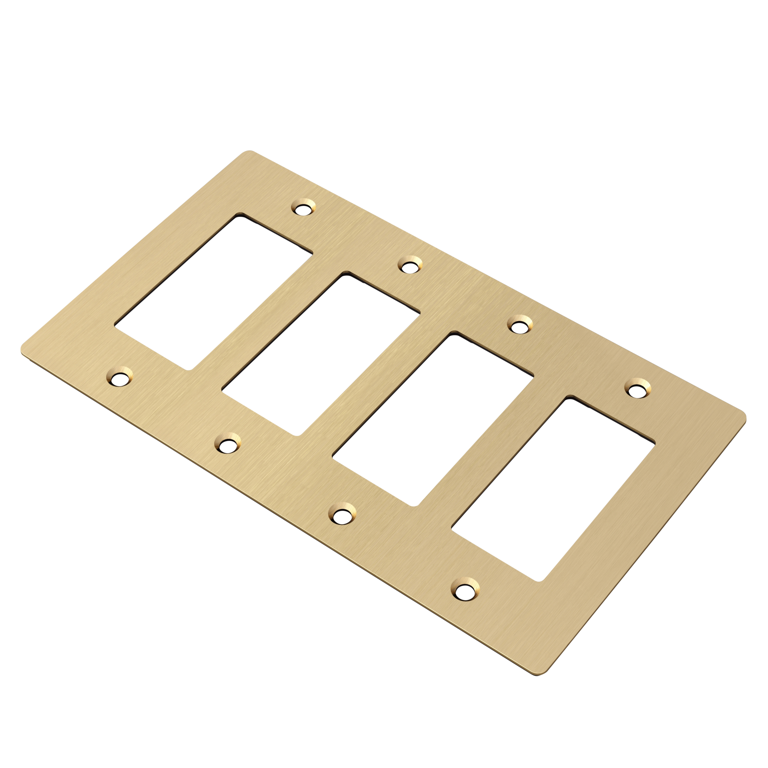 4G PLATE / WITHOUT LOGO / BRASS - Image 4