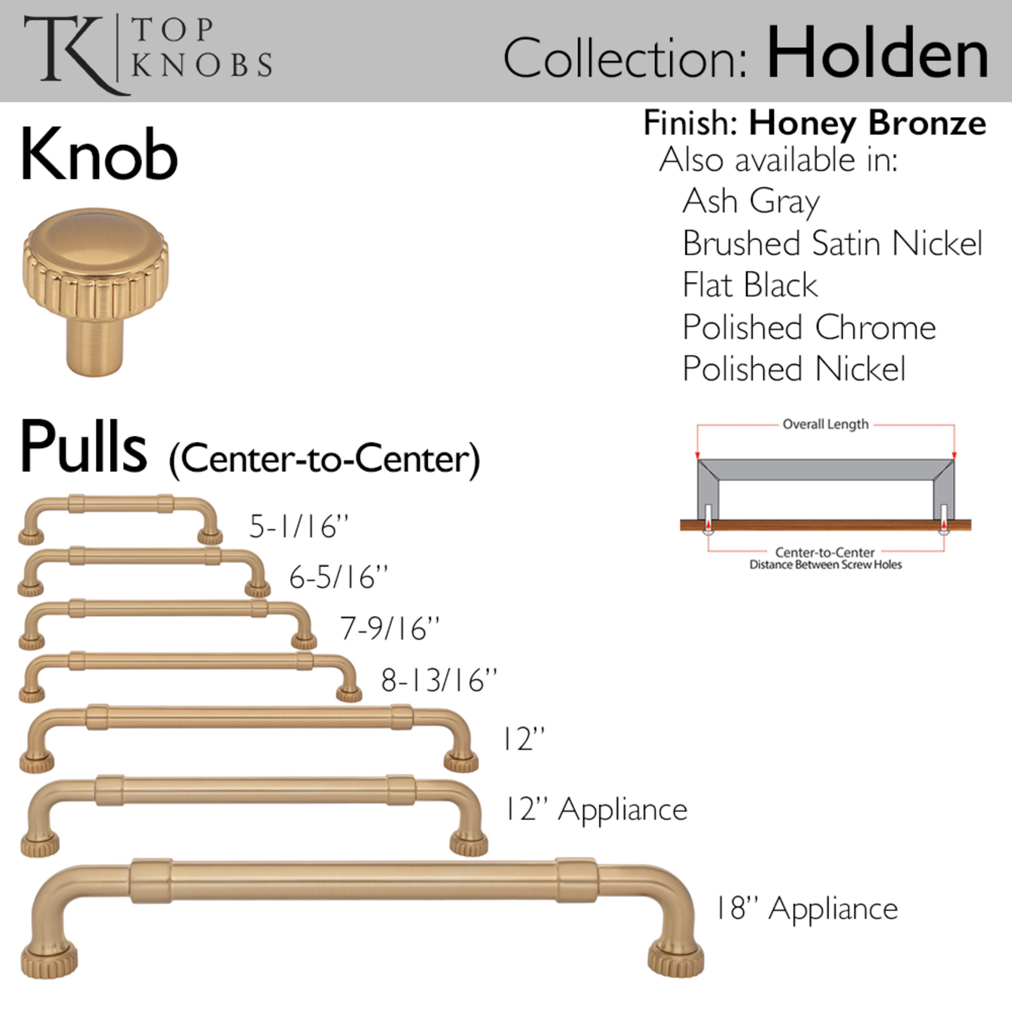 Holden 18" Center to Center Appliance Pull - Image 3