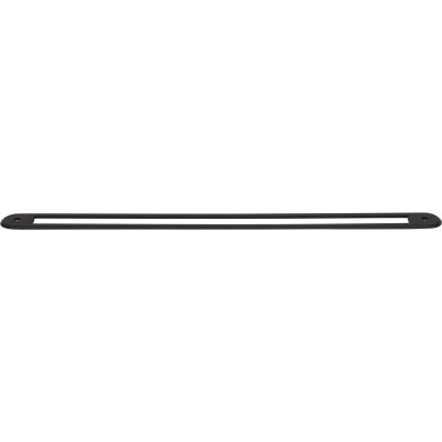 Brockwell 12" Center to Center Pull Backplate - Flat Black