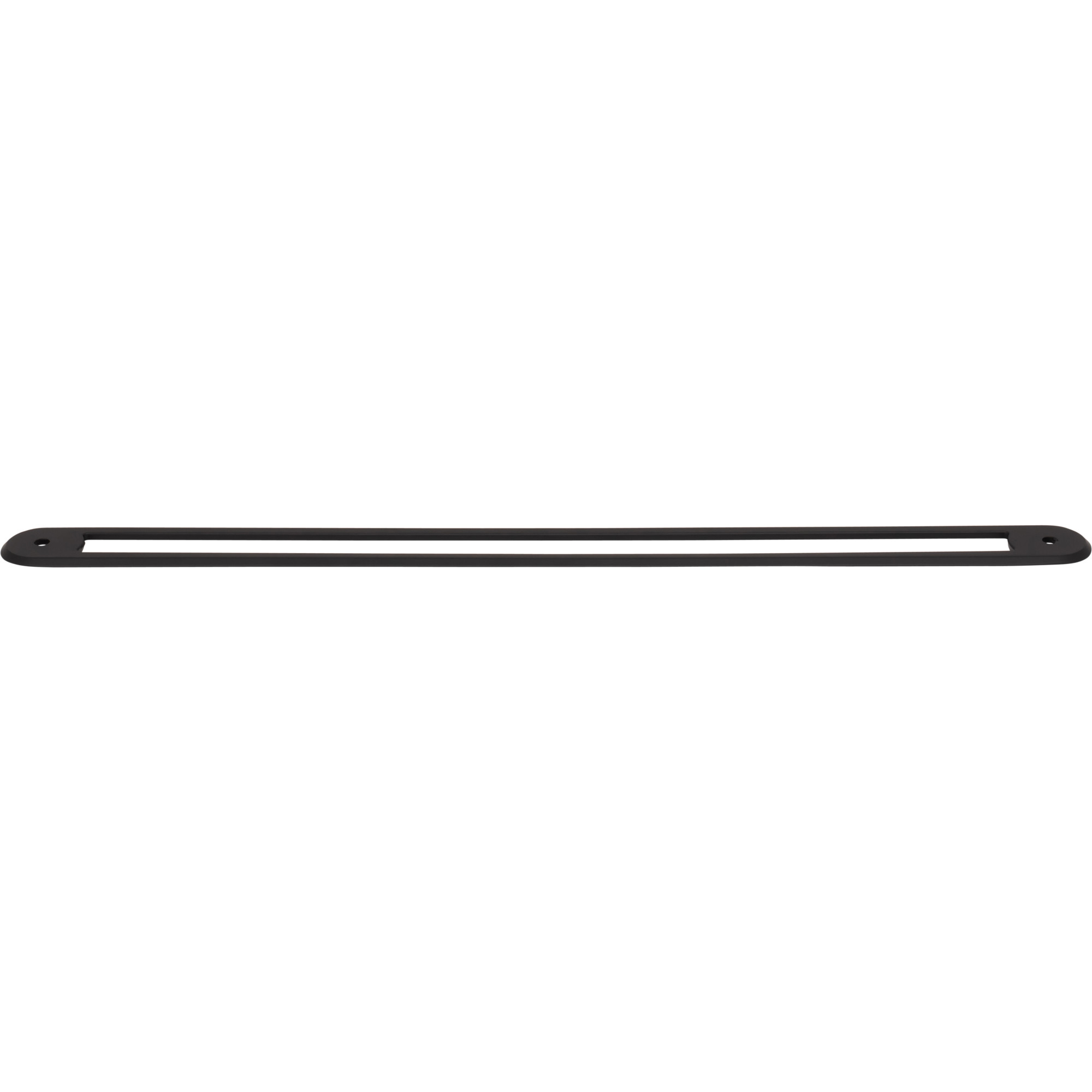 Brockwell 12" Center to Center Pull Backplate - Flat Black