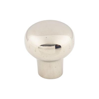 Aspen II Round 7/8" Diameter Round Knob - Polished Nickel