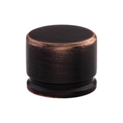 Oval 1 3/8" Length Oval Knob - Tuscan Bronze