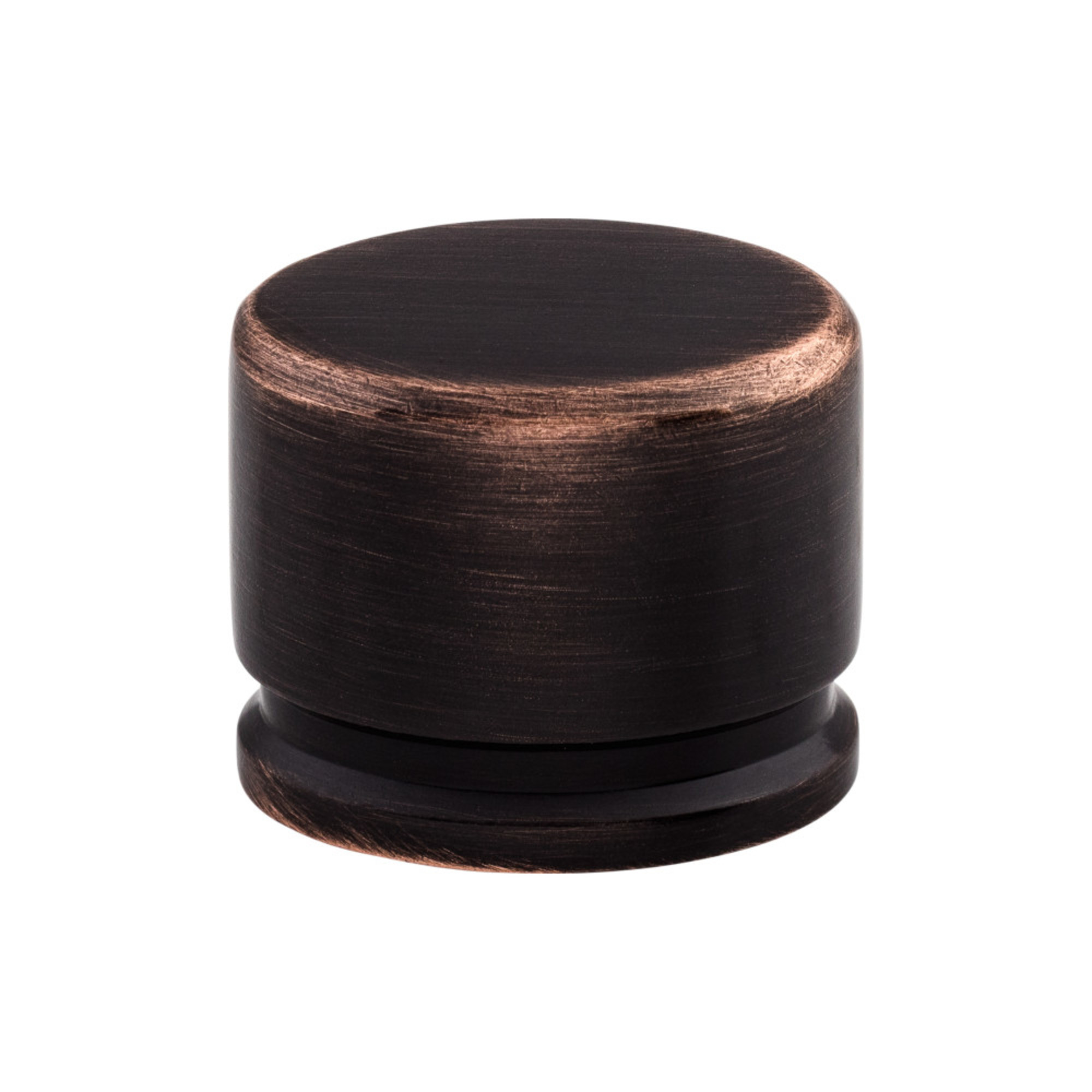 Oval 1 3/8" Length Oval Knob - Tuscan Bronze