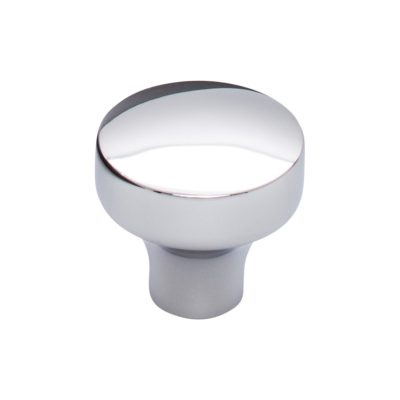Kinney 1 1/4" Diameter Round Knob - Polished Chrome