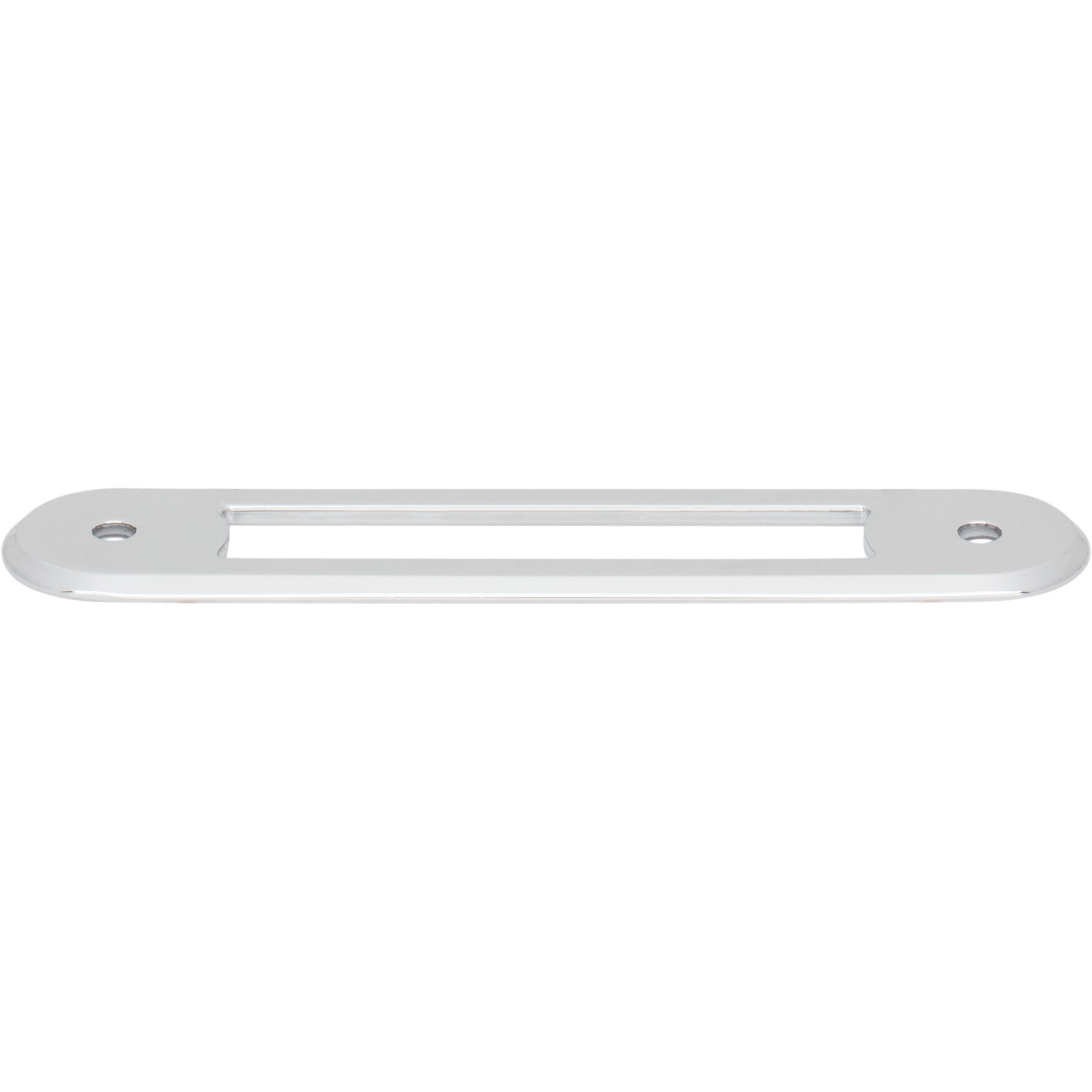 Brockwell 3 3/4" Center to Center Pull Backplate - Polished Chrome