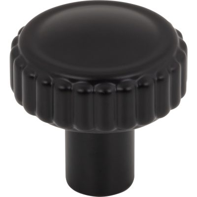Holden 1 1/4" Length Mushroom Knob - Flat Black