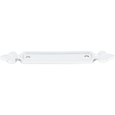 Dover Backplate 2 1/2" Center to Center Pull Backplate - Polished Chrome
