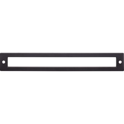 Hollin 7 9/16" Center to Center Pull Backplate - Flat Black