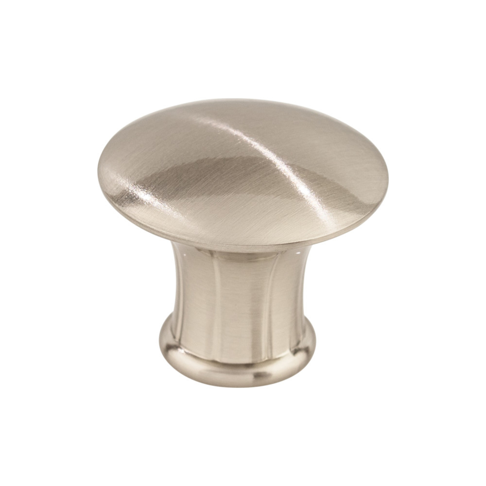 Lund 1 1/4" Diameter Round Knob - Brushed Satin Nickel