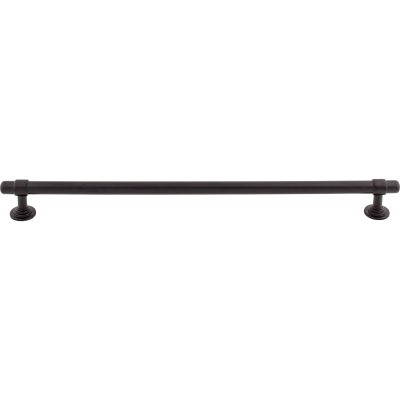 Ellis 12" Center to Center Bar Pull - Flat Black