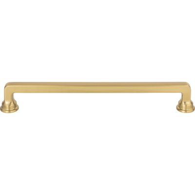 Oskar 7 9/16" Center to Center Bar Pull - Warm Brass