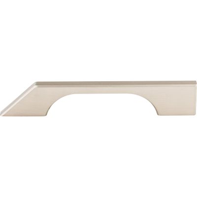 Tapered 5" Center to Center Bar Pull - Brushed Satin Nickel