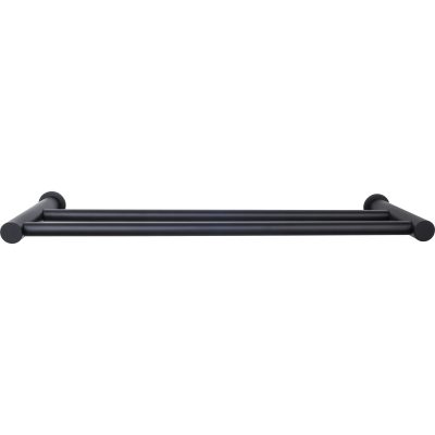 TOP BATH (R) Hopewell Bath Double 19 1/2" Wall Mounted  Towel Bar - Flat Black
