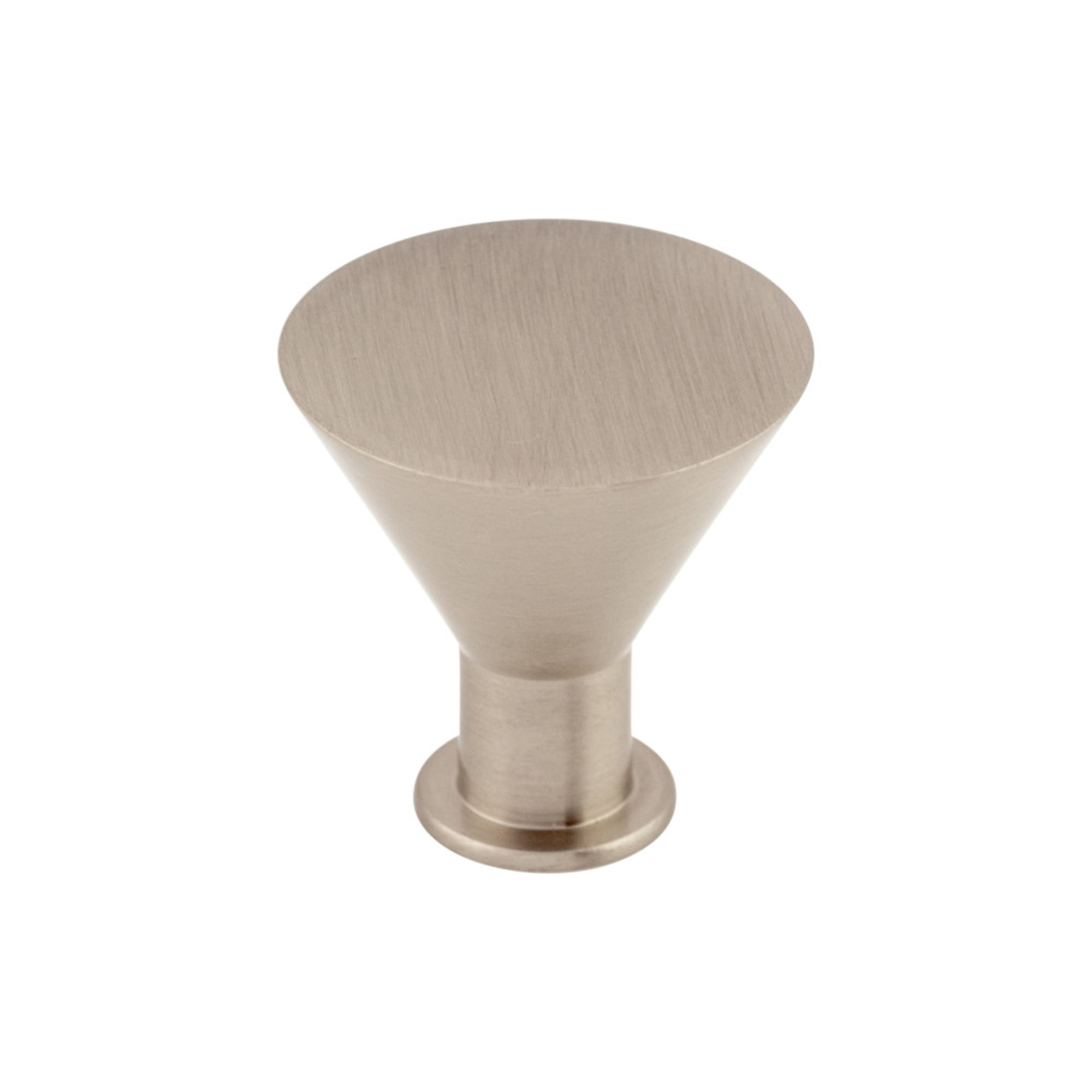 Cocktail 1 3/16" Diameter Round Knob - Brushed Satin Nickel