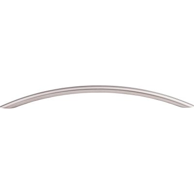 Solid Bowed 8 13/16" Center to Center Bar Pull - Stainless Steel