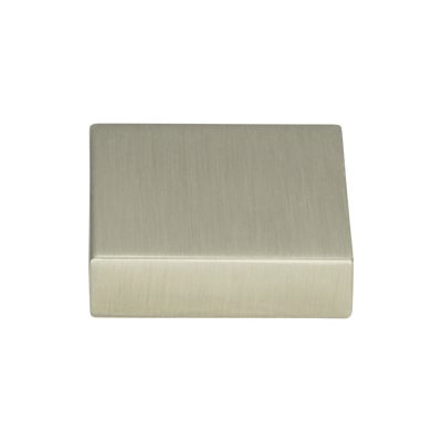 Thin Square 1 1/4" Length Square Knob - Brushed Nickel