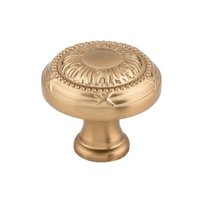 Ribbon 1 1/4" Diameter Round Knob - Brushed Bronze