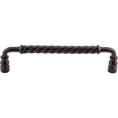 Twisted Bar 8" Center to Center Bar Pull - Patina Black