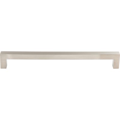 Square Bar 12" Center to Center Appliance Pull - Brushed Satin Nickel