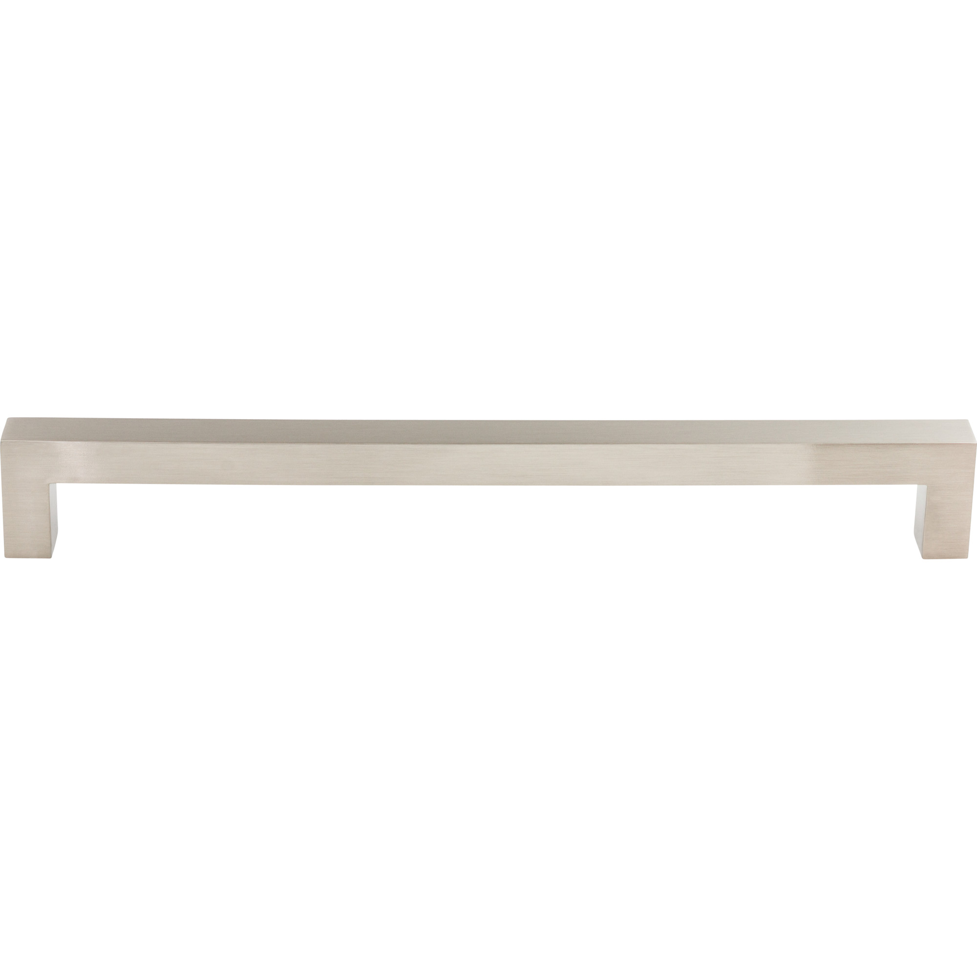 Square Bar 12" Center to Center Appliance Pull - Brushed Satin Nickel