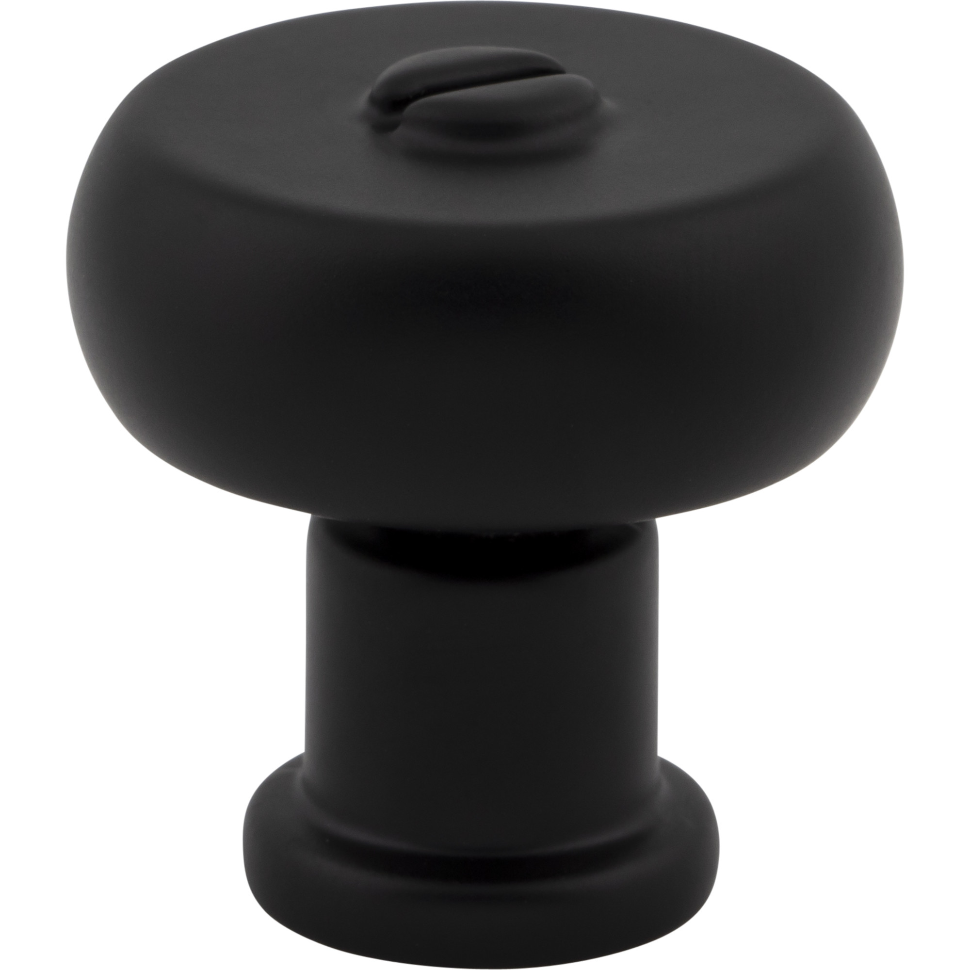 Everitt 1 3/16" Diameter Round Knob - Matte Black