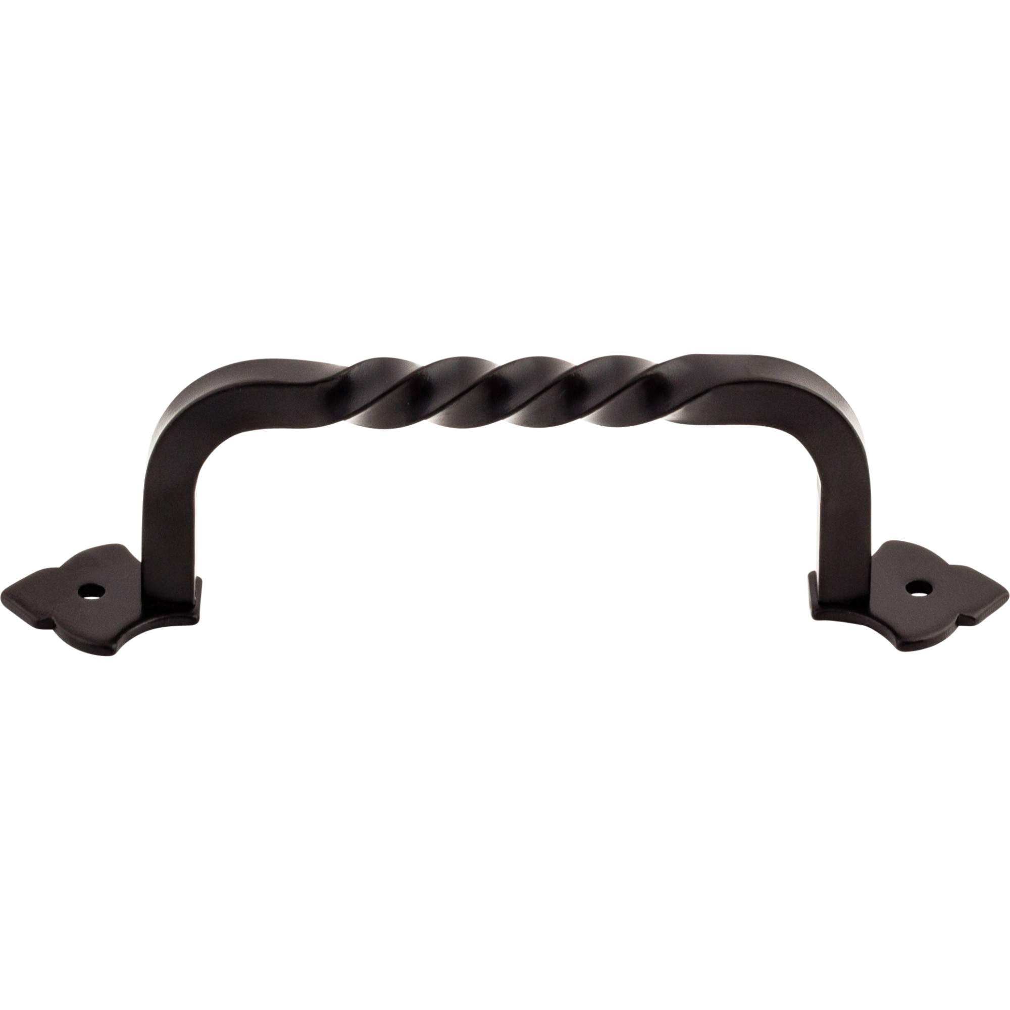 Fixed Norman Crest 4 3/4" Center to Center Bar Pull - Patina Black